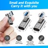 90 Degree USB to USB C Adapter 4 Pack,Middle Left