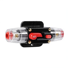 Reset Fuseholder, Waterproof Good Electrical Conductivity Circuit Breaker for Car for Boat(100A)