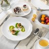 KilomSumat Porcelain Dinnerware Sets for 4, 12 Piece Plates and