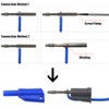 10 Sets Banana Plug Connectors P3005 Banana Plugs Stackable Connectors