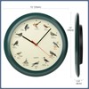 Belinlen 13 Inch Singing Bird Wall Clock Light Sensor Bird