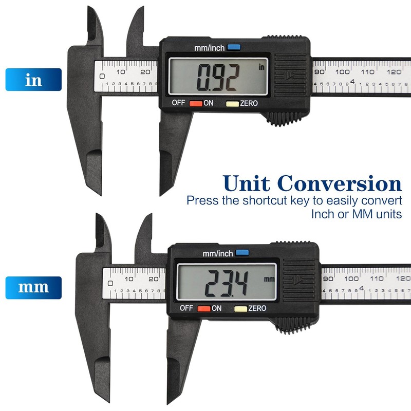 Vernier Calipers Digital Gauge 0-150mm 0-6" Measuring Tool Accuracy for