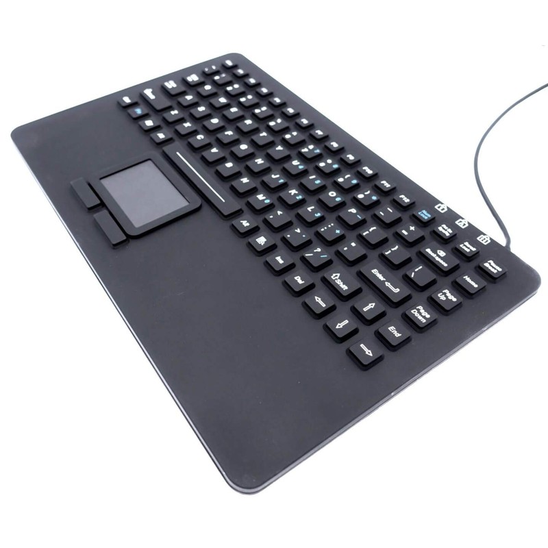 Industrial Computers Inc. Mini Keyboard with Touchpad IP68 Waterproof Rugged