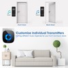 Wireless Doorbell 2 Receivers 2 Push Buttons, PHYSEN Waterproof Door