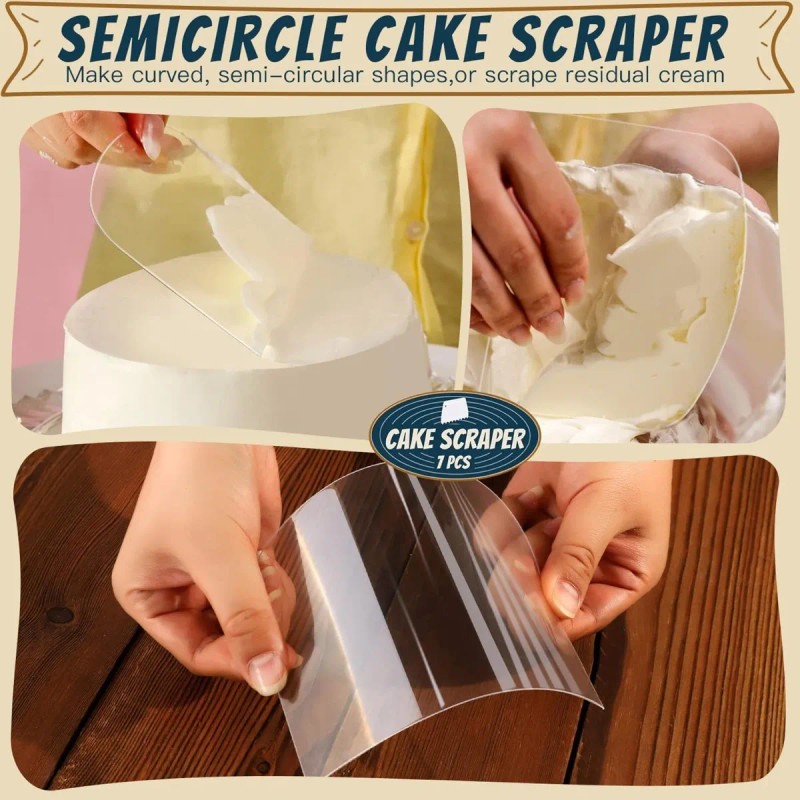 Kit Reposteria Espatula Alisador Pastel Decorar Herramientas