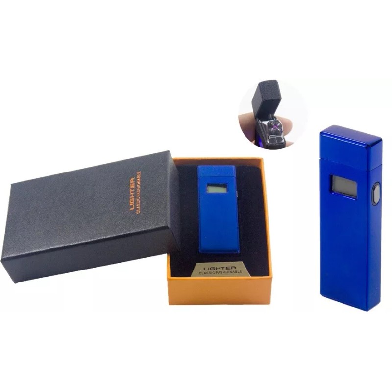 Ever Tech Dual Arc Electric Lighter LED Display Plasma Windproof