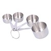 4PCS/Set Stainless Steel Measuring Cup Kitchen Measuring Spoon with Scale