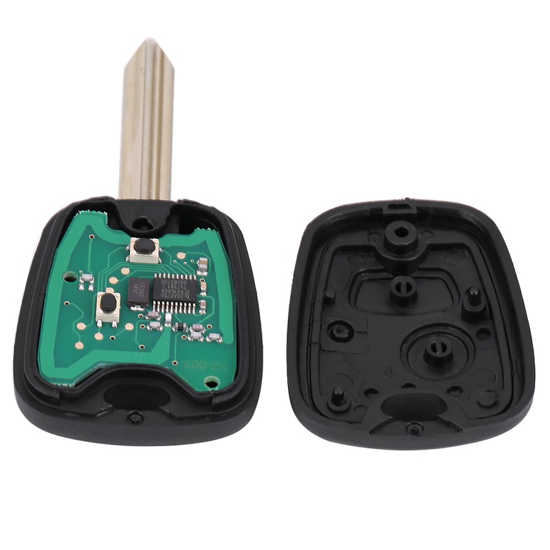 2 Buttons Car Remote Key Fob 433MHz ID46 for Citroen