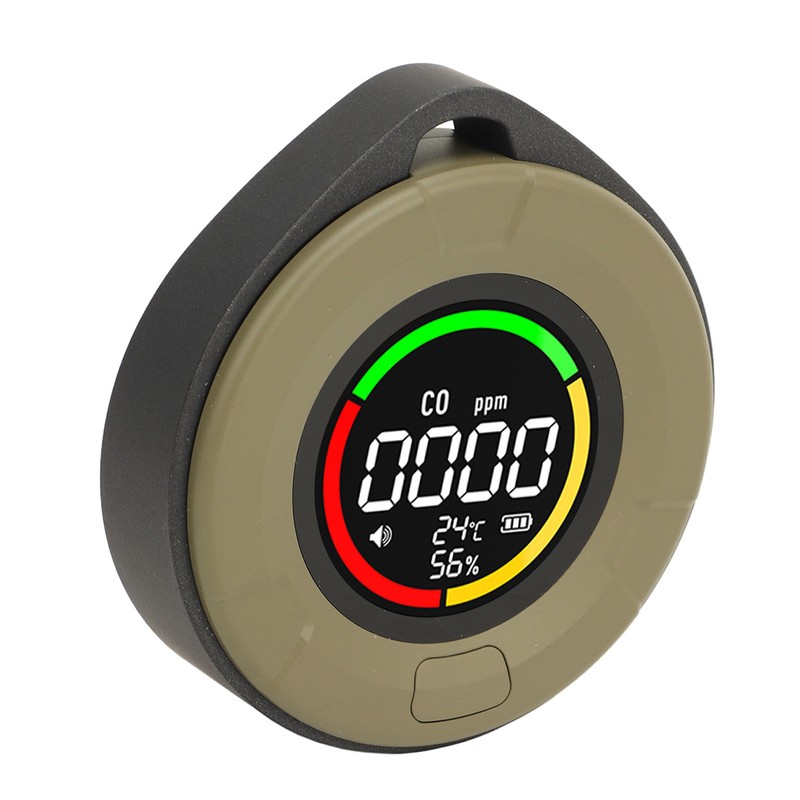 CO Detector Alarm Humidity Temperature Detection Backlit Display Air Detector