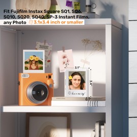 WINKINE - Marco Instax compatible con película instantánea Square SQ1/SQ40, marcos de película Polaroid de 3.1 x 3.4 pulgadas, compatible con películas cuadradas Instax, marcos Polaroid para fotos (2