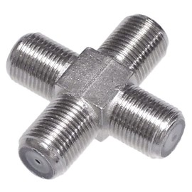 KAUMO Antenna Coaxial Cable 4 Branch 4 Terminals Screw Type F Connector