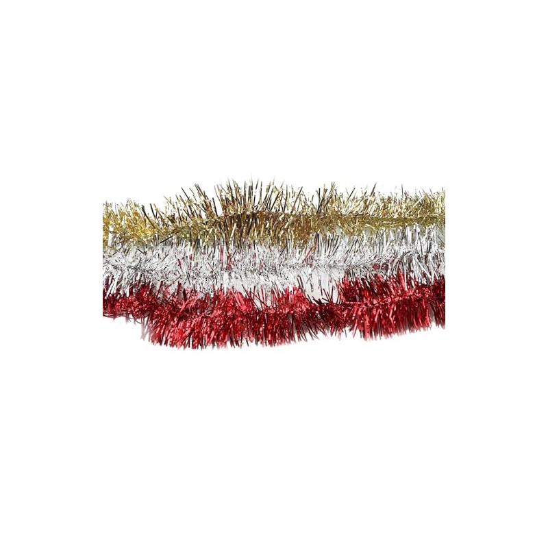50ft Tinsel Garland For Christmas Tree Decorating 15 Metres of