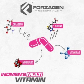 Forzagen Essentials Womens Multivitamin 60 Tabs | Vitaminas Sabor Sin sabor