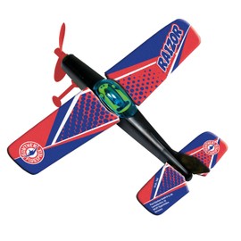 Günther Flugspiele Raizor 1662 Propeller Plane, Approx. 25 x 22 cm, Glider with Power Rubber Motor, for Children from 6 Years