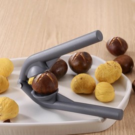 Abridor De Castañas Con Pinza,Herramienta De Cascanueces De Cocina Abridor Manual Portátil para Castañas Nueces Almendras Avellanas,Para Acampada Cocina Fiestas Hogar Adultos Mayores
