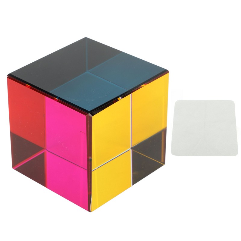 Color Cube Optical 6 Sides Cube Optical Cube Prism for