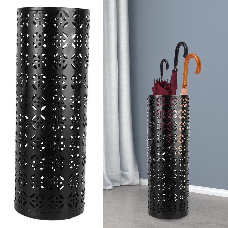 Umbrella Holder Round Rust Proof Stylish Hollow Copper Pattern Metal
