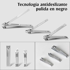 Kit de Manicura y Pedicura EUARD de 17 Piezas - Instrumentos de Acero Inoxidable (Cortauas, Tijeras, Pinza, Limador, Esptula, Sacabarrillos y Ms) -...