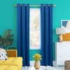Sun Zero Halton Bright Vibes 100% Total Blackout Grommet Curtain