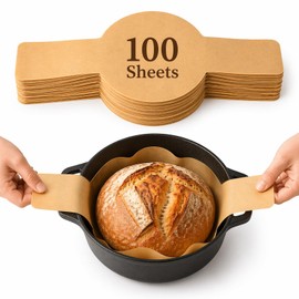 Tchrules Dutch Oven Liners, with Extended Handles Unbleached 100 Pcs