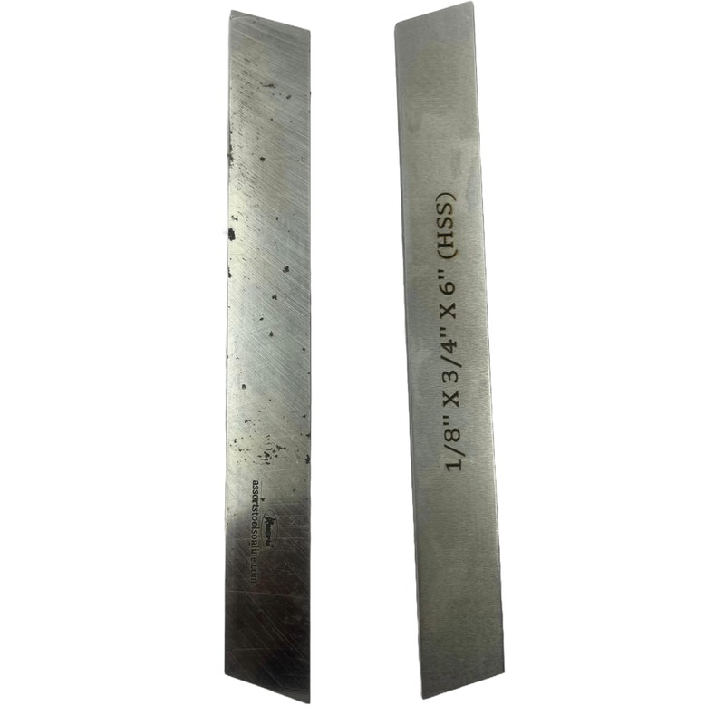 ASSORTS Juego de 2 Cuchillas Trapezoidales HSS de 1/8" x
