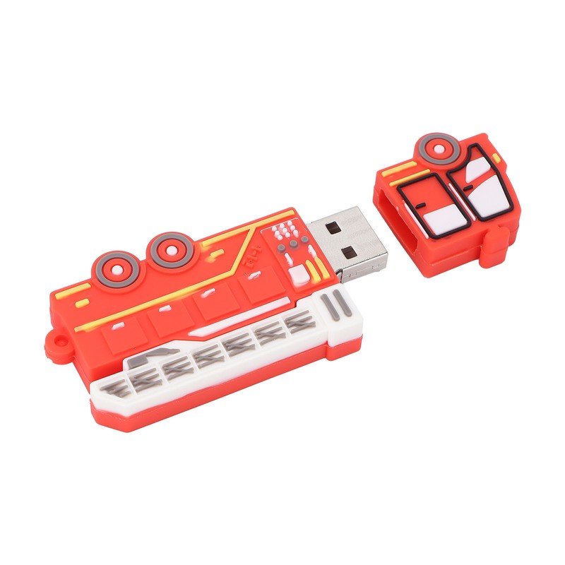 Flash Drive Cute Cartoon Car Compatible Storage Optional USB Thumb