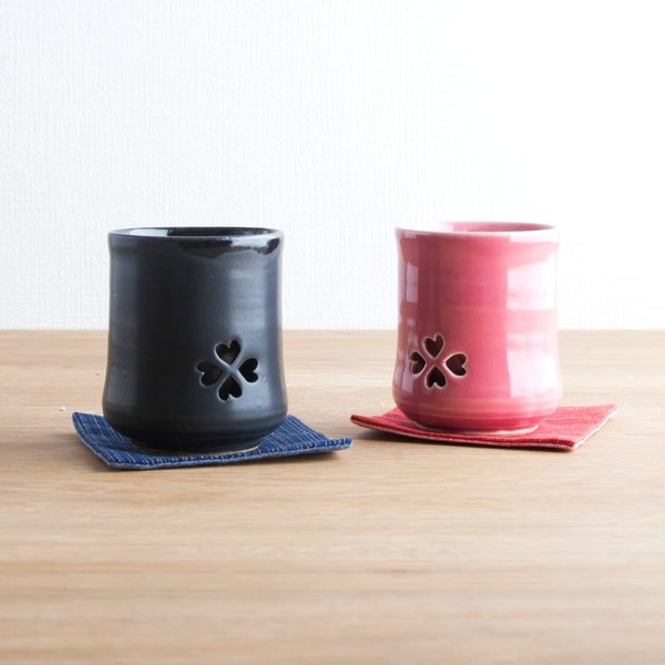 大堀 相馬 Burn sakuramug Pair Set | Cherry | Set | One pair | Thermal Hot | Cold | Traditional Crafts | Made in Japan | | Gifts | Gifts | Gift | Favor