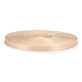 Skelang Birch 3/4" X 250' Roll Wood Veneer Edge Banding Preglued Iron-On with Hot Melt Adhesive Edgebanding Flexible Wood Tape