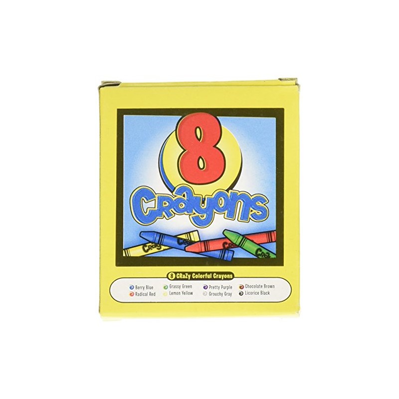 Rhode Island Novelty Lot of 12 Packs of 8 Crayons