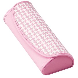 Meigan Checkered Pattern Cute Eyeglass Case Pink 2925-03