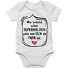 Baby Bodysuit for Father's Day “Wer braucht Schon Superhelden wenn