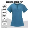 HERMOHERMO Scrub, Pijama Quirurgica Conjunto Medico Jogger Y Filipina