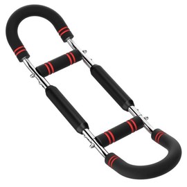 SINOCHIP Adjustable Power Twist Arm Trainer (30-120 lbs), Chest and Forearm Strength Training Bar, Anti-Bending Spring No Deformation, Portable Upper Body Home Fitness Equipment, Unisex