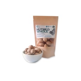 Organic Nutmeg Premium Grade, USDA Certified Pure Whole Nutmeg 2 Ounce Ceylon Premium Quality 56g