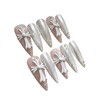 Letter Hippie Handmade Nail Tips - Long Point (Stiletto) /