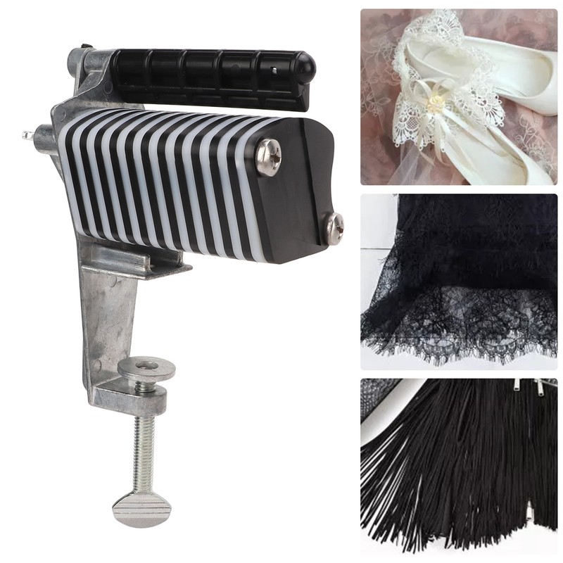 Leather Table Top Lace Cutter Manual Feed Leather Desk Lace