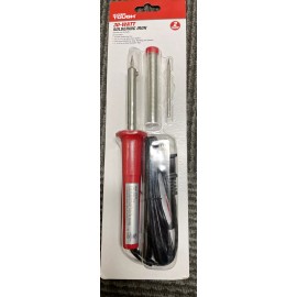 Hyper Tough 30-WATT SOLDERING IRON + ROSIN CORE SOLDER, COOL TOUCH HOLDER, 2 TIP