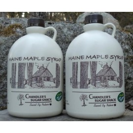 Chandler's Sugar Shack LLC One Gallon of Pure Maine Maple Syrup - VERY DARK STRONG grade