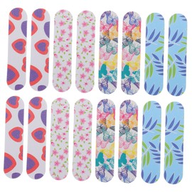 Mikinona 40pcs Nail Files Set Mini Manicure Tools Nail Art Sponges Portable for Travel