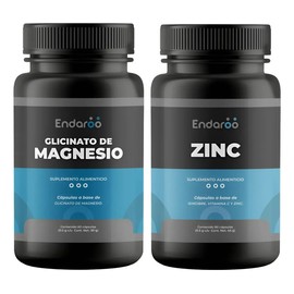 Glicinato De Magnesio Y Zinc  150 Cápsulas
