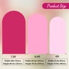 Set of 3 Arch Backdrop Covers(7.2ft, 6.6ft, 6ft) - Premium