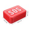 BIUDECO Survival Case for Outdoor Activities 2-Piece Metal Box Organized
