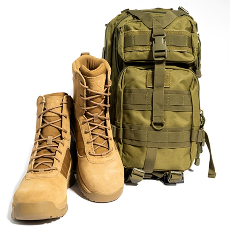 Rothco Guardian AR 670-1 Coyote Brown Composite Toe Tactical Boots