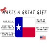 Texas State Flag Drink Coaster Set Gift For A Texan