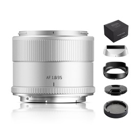 TTArtisan AF 35mm F1.8 Mark II Silver for Z-Mount APS-C Lens Cultural Landscape Auto Focus Lenses for Nikon Z-Mount Z5 Z6 Z7 Z6II Z7II ZFC Z30 Z50 Z9 (Silver)