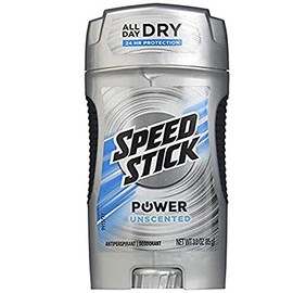 Speed Stick Antiperspirant & Deodorant Solid, Unscented, 3 oz