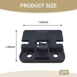 Sephile 1 PC Center Console Lid Latch, Car Central Armrest Box Buckle Replacement Part 5890812080, Glove Box Storage Box Latch Accessories, Compatible with 4Runner (Black)