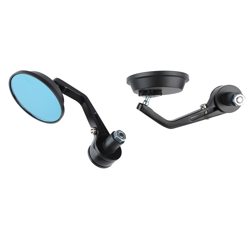 Pair of Motorcycle Rearview Mirror Wide View Aluminum Alloy Universal