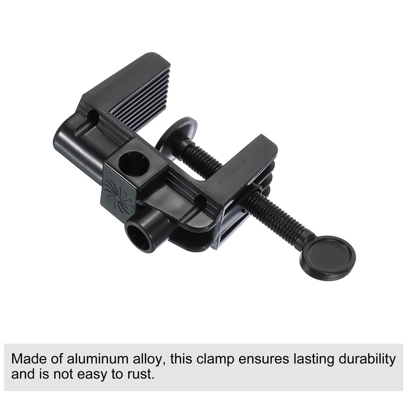 PATIKIL 0.51" Hole Dia. Desk Clamp, 4 Pcs Plastic Adjustable
