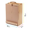 MEEDEN Large Tabletop Easel Sketchbox, Adjustable Solid Beech Wood Desktop